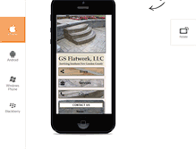 Tablet Screenshot of gsflatwork.com